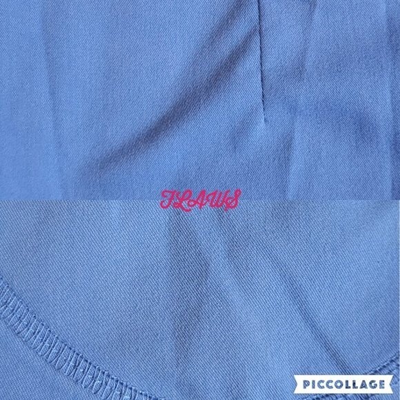 Grey's Anatomy Active Blue Short Sleeve 4 Pocket Scrub Top Size XS - Picture 9 of 12